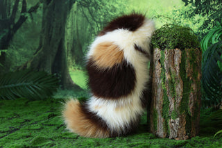 faux fur fluffy cat tail and ear splicing kitten tail plug and ear anime cosplay therian fox ear and tail wolf tail and ear dog puppy kemonomimi
