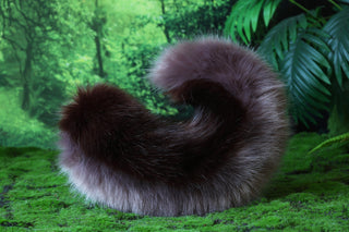 Faux fur shepherd dog tail and ear set brown Shiba Inu dog ear and tail anime cosplay therian puppy ear tail butt plug puppy girl kemonomimi puppy boy