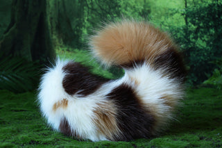 Faux fur shepherd dog tail and ear Splicing Shiba Inu dog ear and tail anime cosplay therian puppy ear and tail plug puppy girl kemonomimi puppy boy