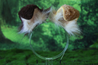 Faux fur shepherd dog tail and ear Splicing Shiba Inu dog ear and tail anime cosplay therian puppy ear and tail plug puppy girl kemonomimi puppy boy