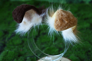 Faux fur shepherd dog tail and ear Splicing Shiba Inu dog ear and tail anime cosplay therian puppy ear and tail plug puppy girl kemonomimi puppy boy