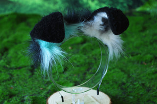 Faux fur Splicing shepherd dog tail and ear Shiba Inu dog ear and tail butt plug anime cosplay therian puppy ear tail puppy girl kemonomimi puppy boy