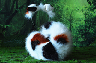 Shepherd dog tail and ear faux fur splicing Shiba Inu dog ear and tail plug anime cosplay therian puppy ear tail puppy girl kemonomimi puppy boy