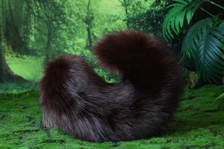 Dark brown shepherd dog tail and ear set Shiba Inu dog ear and tail plug set dog tail animal cosplay petplay puppy ear and tail set puppy kemonomimi