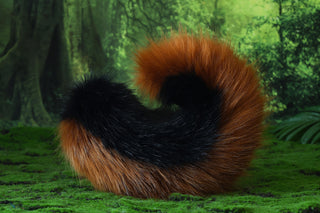 Black brown shepherd dog tail and ear set faux fur shiba Inu dog ear and tail anime cosplay therian puppy ear and tail butt plug puppy girl kemonomimi