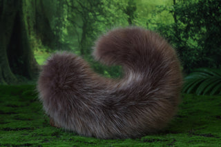 Faux fur shepherd dog tail and ear kemonomimi Shiba Inu dog ear and tail furry anime cosplay girl therian puppy ear and tail butt plug