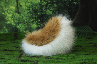 Faux fur deer costume ears and tail deer kemonomimi deer cosplay brown deer ears with horns therian anime cosplay christmas gift birthday deer tail butt plug