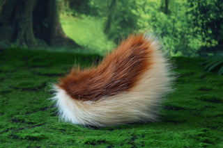 Faux fur deer costume ears and tail deer kemonomimi deer cosplay brown deer ears with horns therian anime cosplay christmas gift birthday deer tail butt plug