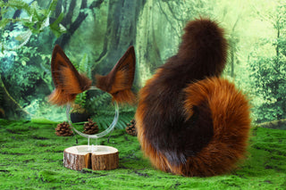 German shepherd dog tail butt plug and ear cosplay alsatian wolf dog faux fur shiba Inu dog ears and tail puppy kemonomimi border collie dog therian