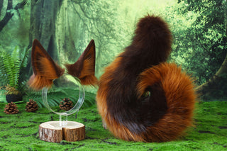 German shepherd dog tail butt plug and ear cosplay alsatian wolf dog faux fur shiba Inu dog ears and tail puppy kemonomimi border collie dog therian