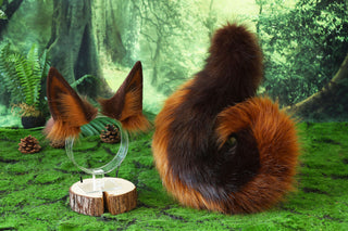 German shepherd dog tail butt plug and ear cosplay alsatian wolf dog faux fur shiba Inu dog ears and tail puppy kemonomimi border collie dog therian