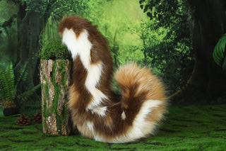 Realistic calico faux fur cat tail and ear kemonomimi kitten ear and tail butt plug set anime cosplay therian puppy ear and tail dog ears and tail furry