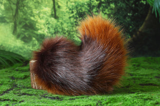 Faux fur shepherd dog tail and ear set brown Shiba Inu dog ear and tail anime cosplay therian puppy ear tail butt plug puppy girl kemonomimi gear