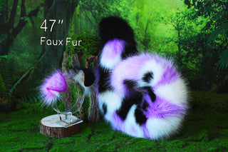 Faux fur shepherd dog tail and ear set shiba Inu dog ear and tail big curved puppy tail anime cosplay petplay light puppy ear and tail kemonomimi