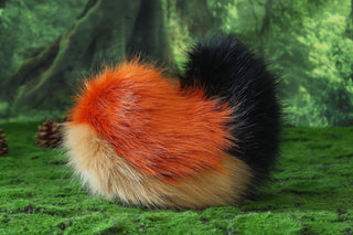 Realistic faux fur shepherd dog tail and ear Shiba Inu dog ear and tail butt plug dog therian animal cosplay puppy ear and tail puppy kemonomimi ears gift