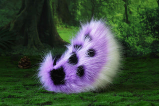 Realistic purple faux fur bunny ear and tail butt plug bunny ear cosplay long soft rabbit ear and tail kemonomimi ear bunnyplay anime cosplay therian