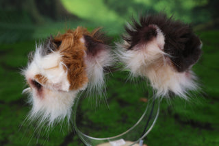 Red Merle Border Collies dog tail and ear faux fur red border collie dog ear and tail anime cosplay therian puppy ear and tail kemonomimi