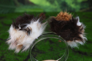 Red Merle Border Collies dog tail and ear faux fur red border collie dog ear and tail anime cosplay therian puppy ear and tail kemonomimi