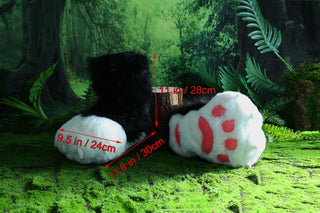 Cosplay fursuit feet paws - feetpaws - fursuit paws - fursuit shoes - kemonomimi foot paw furry - cat feet paws - puppy feet paws canine