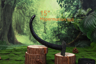 Super Motion Silicone Tail base, 15 inch Realistic Swinging Furry Tail, Animal Cosplay Costume Hypermotion Silicone Tail kemonomimi therian