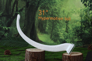 Super Motion Silicone Tail base, 22 inch Realistic Swinging Furry Tail, Animal Cosplay Costume Hypermotion Silicone Tail kemonomimi therian